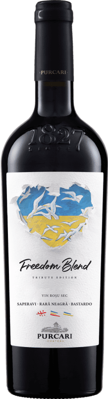 18,95 € | Vino Rosso Château Purcari Vinohora Freedom Blend Moldavia, Repubblica Bastardo, Saperavi 75 cl