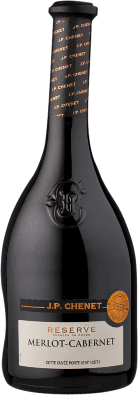 10,95 € | Red wine JP. Chenet Merlot-Cabernet Reserve I.G.P. Vin de Pays d'Oc Languedoc-Roussillon France Merlot, Cabernet 75 cl