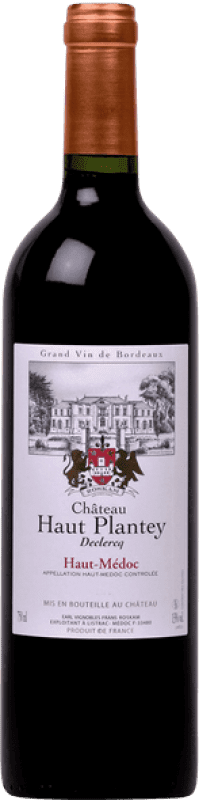 Kostenloser Versand | Rotwein Château Haut Plantey Declercq A.O.C. Médoc Bordeaux Frankreich 75 cl