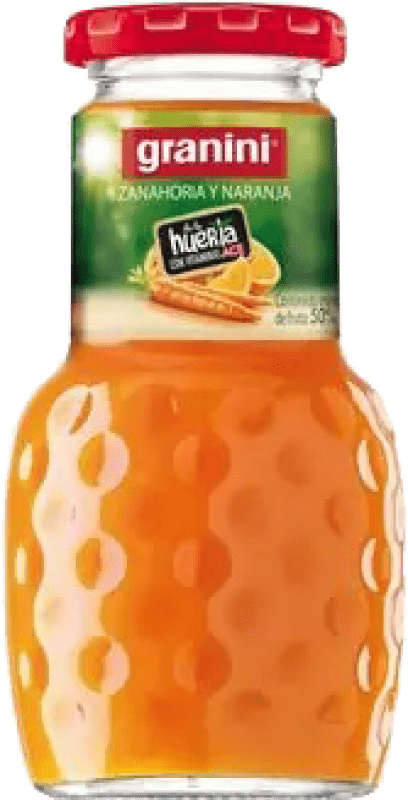 41,95 € Envío gratis | Caja de 24 unidades Zumo Granini Ace 100% Exprimido con Pulpa Botellín 20 cl