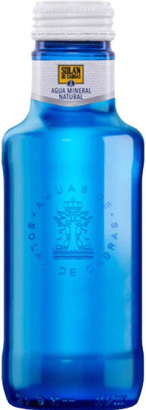 26,95 € Kostenloser Versand | 24 Einheiten Box Wasser Solán de Cabras Drittel-Liter-Flasche 33 cl Glas