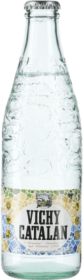 Вода Коробка из 24 единиц Vichy Catalan Frizzante — Слабо игристое, Mineral Natural — Природная минеральная 30 cl Стекло