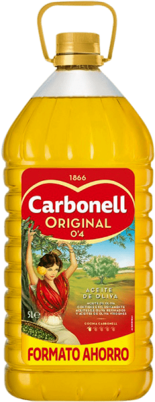 81,95 € 送料無料 | オリーブオイル Carbonell Suave Profesional カラフ 5 L