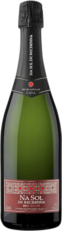 Free Shipping | White Sparkling Wine Na Sol de Rechena Semi-Dry Semi-Sweet D.O. Utiel-Requena Valencian Community Spain 75 cl