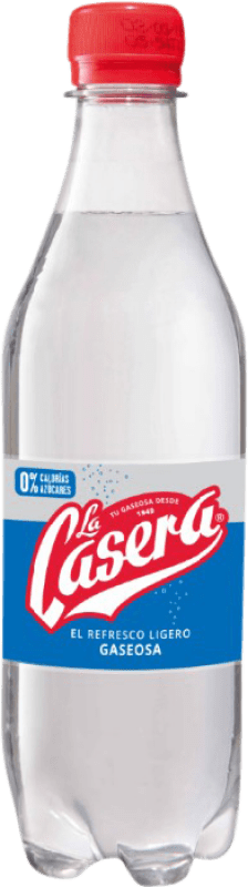 Kostenloser Versand | 12 Einheiten Box Getränke und Mixer La Casera Gaseosa PET Spanien Medium Flasche 50 cl