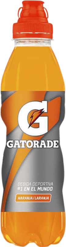 Free Shipping | 12 units box Soft Drinks & Mixers Gatorade Naranja PET Spain Medium Bottle 50 cl