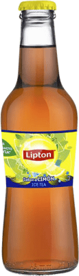 Free Shipping | 24 units box Soft Drinks & Mixers Lipton Te Limón Spain Small Bottle 25 cl