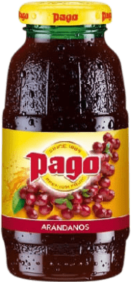 17,95 € Envío gratis | Caja de 12 unidades Refrescos Zumos Pago Botellín 20 cl Arándano — Arándanos