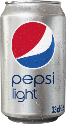 17,95 € Free Shipping | 24 units box Soft Drinks Pepsi Light Can 33 cl