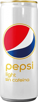 Refrescos e Mixers Caixa de 24 unidades Pepsi Light sin Cafeína Lata 33 cl