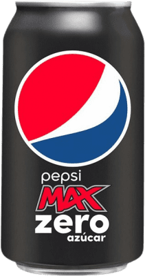 25,95 € | Boîte de 24 unités Boissons et Mixers Pepsi Max Zero Espagne Canette 33 cl