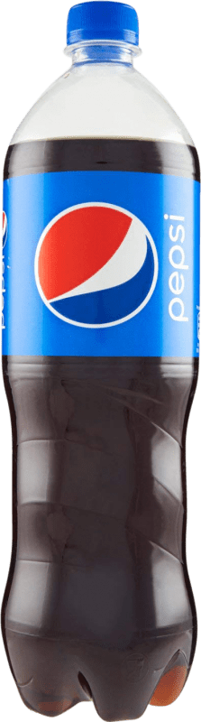 Free Shipping | 12 units box Soft Drinks & Mixers Pepsi PET Spain 1 L