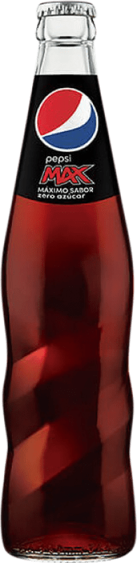 29,95 € Envoi gratuit | Boîte de 24 unités Boissons Fraîches Pepsi Max Zero Vidrio RET Bouteille Tiers 35 cl