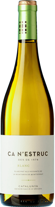 10,95 € | 白ワイン Ca N'Estruc Blanc D.O. Catalunya カタロニア スペイン Grenache White, Macabeo, Xarel·lo 75 cl