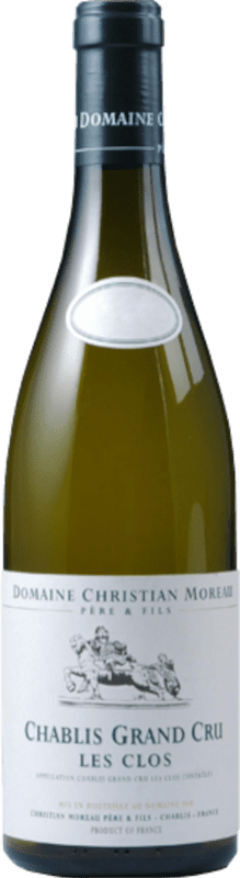 Бесплатная доставка | Белое вино Domaine Christian Moreau Les Clos A.O.C. Chablis Grand Cru Бургундия Франция Chardonnay 75 cl