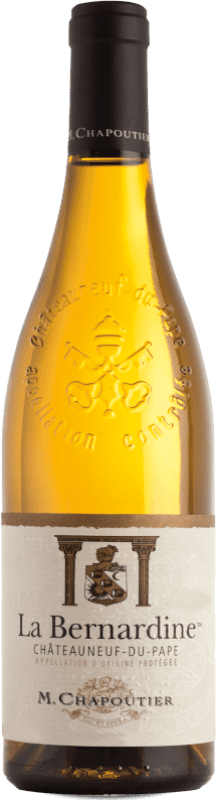 57,95 € | Vino Bianco Michel Chapoutier Bernardine A.O.C. Châteauneuf-du-Pape Rhône Francia Garnacha — Grenache, Roussanne, Clairette 75 cl