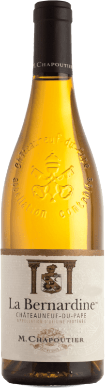 52,95 € | White wine Michel Chapoutier Bernardine Blanc A.O.C. Châteauneuf-du-Pape Rhône France Grenache White, Roussanne, Grenache Grey, Clairette Blanche 75 cl