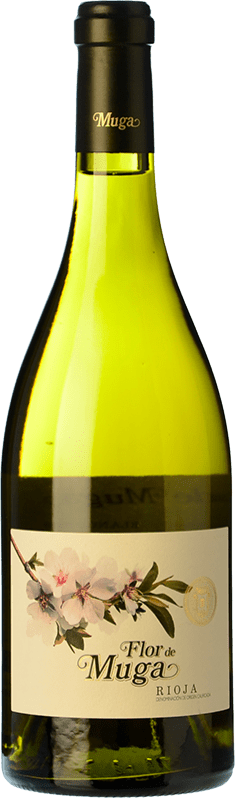 32,95 € Free Shipping | White wine Muga Flor de Muga Blanco D.O.Ca. Rioja The Rioja Spain Grenache, Viura, Maturana Bottle 75 cl
