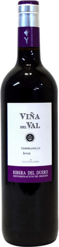 7,95 € Free Shipping | Red wine Yllera Viña del Val D.O. Ribera del Duero Castilla y León Spain Tempranillo Bottle 75 cl