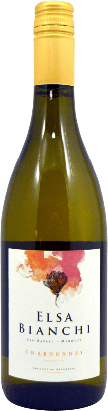 10,95 € Free Shipping | White wine Casa Bianchi Elsa I.G. Mendoza Mendoza Argentina Chardonnay Bottle 75 cl