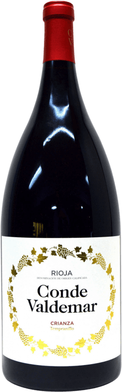 71,95 € | Vino Rosso Valdemar Conde de Valdemar Crianza — Invecchiato in Botte D.O.Ca. Rioja La Rioja Spagna Tempranillo, Mazuelo Bottiglia Speciale 5 L
