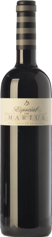 16,95 € Free Shipping | Red wine Martúe Especial D.O.P. Vino de Pago Campo de la Guardia Castilla la Mancha Spain Merlot, Syrah, Cabernet Sauvignon Bottle 75 cl