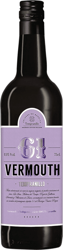 8,95 € | Vermouth Cuatro Rayas 61 Spain Tempranillo Bottle 75 cl