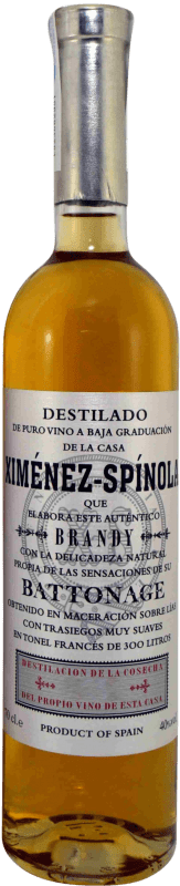 42,95 € | Brandy Ximénez-Spínola Battonage Spain Pedro Ximénez Bottle 70 cl