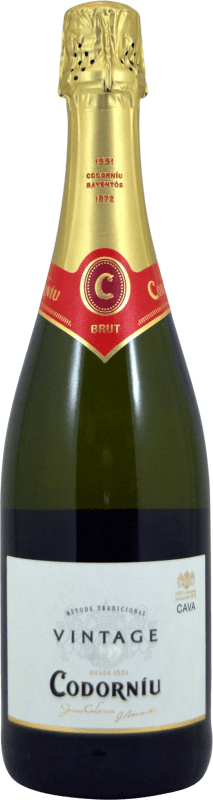 5,95 € | Blanc mousseux Codorníu Vintage Brut D.O. Cava Catalogne Espagne 75 cl