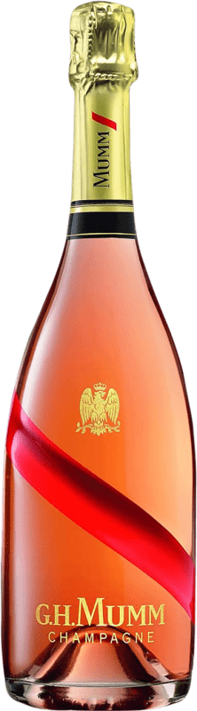48,95 € | Espumante rosé G.H. Mumm Rosé A.O.C. Champagne Champagne França Pinot Preto, Chardonnay, Pinot Meunier 75 cl