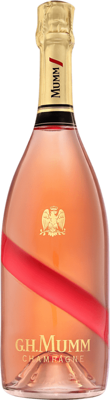 Free Shipping | Rosé Sparkling Wine G.H. Mumm Cordon Rouge Rosé Brut Grand Reserve A.O.C. Champagne Champagne France Pinot Black, Chardonnay, Pinot Meunier 75 cl Free Shipping | Rosé Sparkling Wine G.H. Mumm Cordon Rouge Rosé Brut Grand Reserve A.O.C. Champagne Champagne France Pinot Black, Chardonnay, Pinot Meunier 75 cl