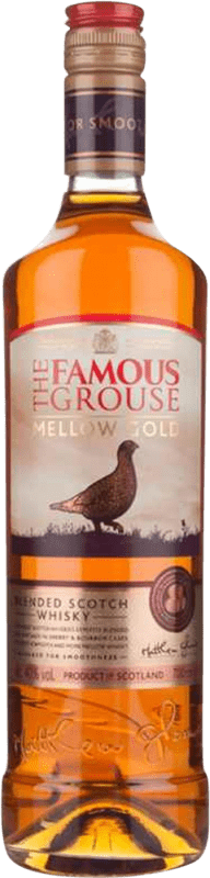 Envio grátis | Whisky Blended Glenturret The Famous Grouse Mellow Gold — Edição Ouro Reino Unido 1 L