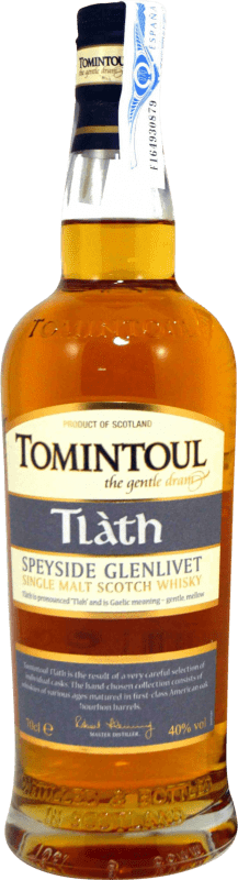 免费送货 | 威士忌单一麦芽威士忌 Tomintoul Tlàth Scotch 英国 70 cl