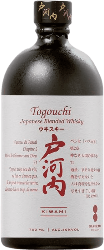 45,95 € | Blended Whisky Togouchi Kiwami Japan 70 cl