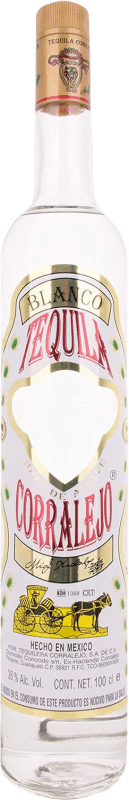 33,95 € Free Shipping | Tequila Corralejo Blanco Mexico Bottle 1 L