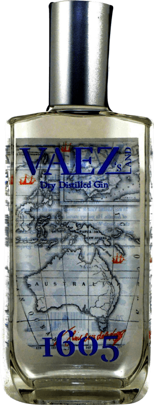 19,95 € | Gin Aguardientes de Galicia Vaez's Land 1605 Dry Gin Espanha 70 cl