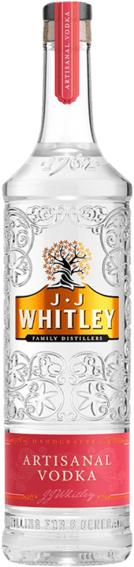 Free Shipping | Vodka J.J. Whitley Artisanal Russian United Kingdom 70 cl