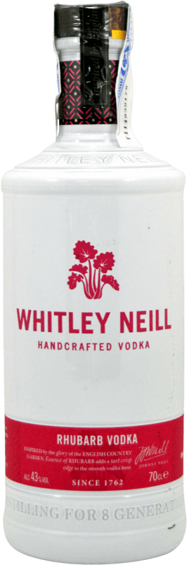 Бесплатная доставка | Водка Whitley Neill Rhubarb Объединенное Королевство 70 cl