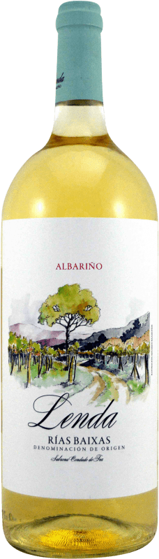 12,95 € | Белое вино Pazo Pondal Lenda D.O. Rías Baixas Галисия Испания Albariño бутылка Магнум 1,5 L