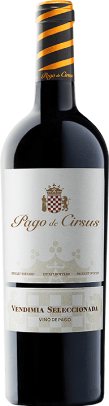 Free Shipping | Red wine Pago de Cirsus Vendimia Seleccionada Pago Bolandin Navarre Spain Tempranillo, Merlot, Syrah 75 cl