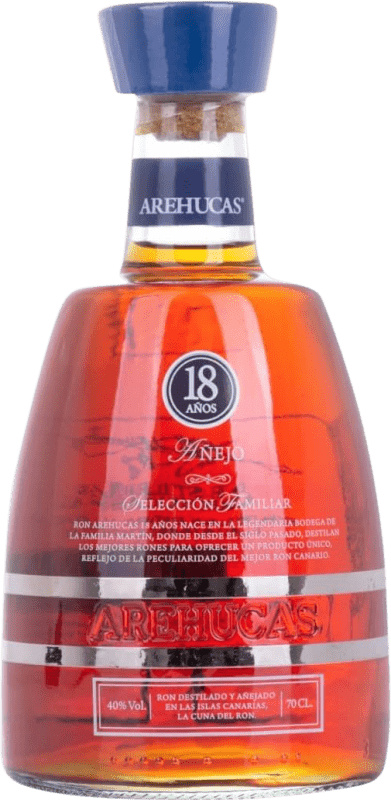38,95 € | Rum Arehucas Añejo Especial Reserve Canary Islands Spain 18 Years Bottle 70 cl
