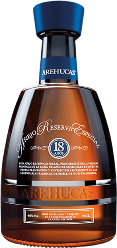 39,95 € | Rum Arehucas Speciale Añejo — Invecchiato, Riserva Isole Canarie Spagna 18 Anni 70 cl