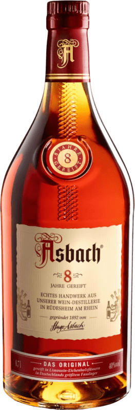 32,95 € Envío gratis | Brandy Asbach 8 Años