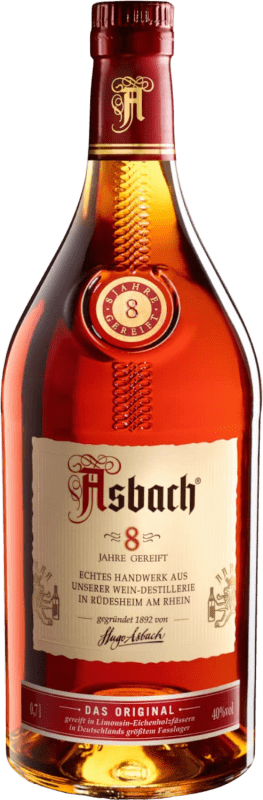 Free Shipping | Brandy Asbach Germany 8 Years 70 cl