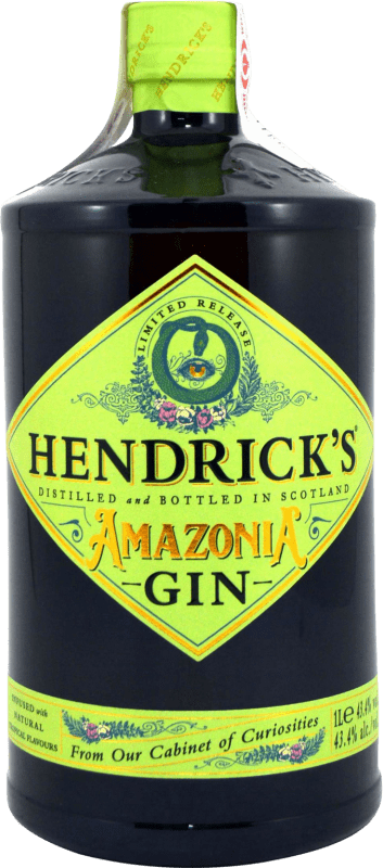 Envio grátis | Gin Hendrick's Gin Amazonia Gin Reino Unido 1 L