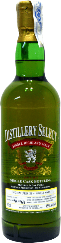 44,95 € | 威士忌单一麦芽威士忌 Loch Lomond Inchmurrin Spanish Oak 英国 70 cl
