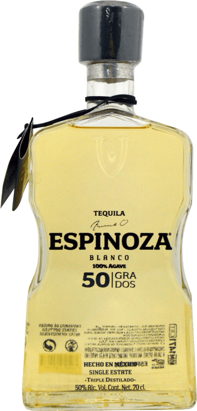 Envio grátis | Tequila Espinoza Blanco México 70 cl