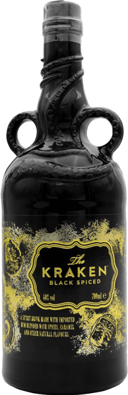 59,95 € | 朗姆酒 The Kraken Black Spiced Ceramic Porcelain — 陶瓷瓷器 特立尼达和多巴哥 70 cl