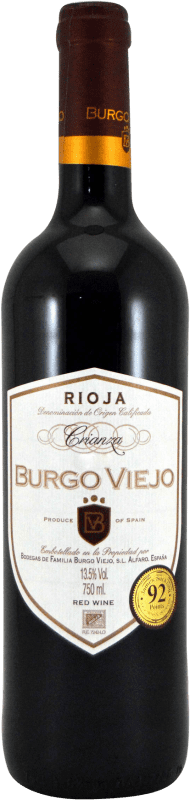 5,95 € Бесплатная доставка | Красное вино Burgo Viejo Crianza — Крианса D.O.Ca. Rioja