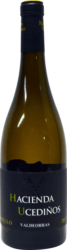 Envío gratis | Vino blanco Eladiontalla Paradelo Hacienda Ucediños D.O. Valdeorras Galicia España Godello 75 cl